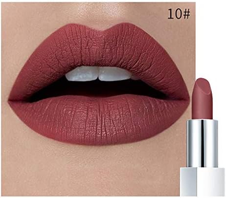 Big Sale! Wintialy Waterproof Lipstick Matte Pumpkin Color Lipstick Eat Earth Rich Vitamin E Moistu