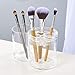 STORi Clear Plastic 5-Slot Holder for Toothbrushes or Makeup Brushes