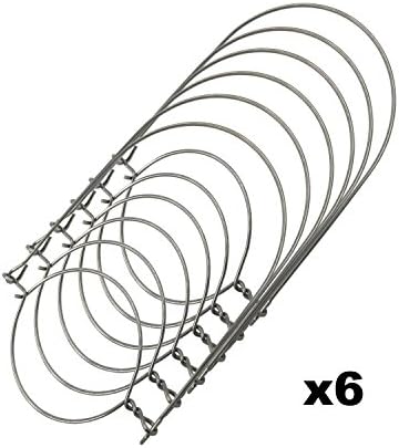 6 Pack Silver Stainless Steel Wire Handles for Mason Jar , Ball, Canning Jars (Regular Mouth)