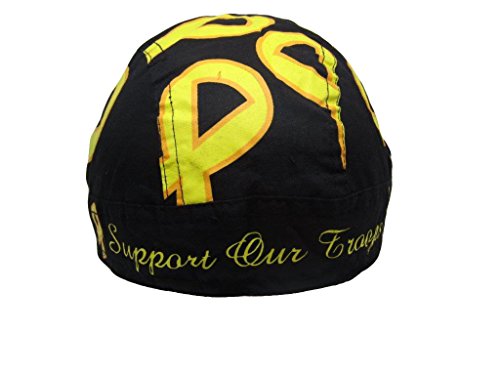 Support our Troops Yellow Ribbon Military Do Rag Doo Rag Skull Cap Head Wrap