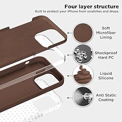 COFFKER Designed for iPhone 14 Pro Case, Liquid