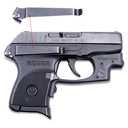 ClipDraw Concealed Gun Belt Clip for Ruger LCP Black
