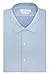 Van Heusen Men's Herringbone Regular Fit Solid Spread Collar Dress Shirt, Blue Cloud, 18