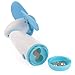VORCOOL YGH365B Mini Handheld Fan - Soft Foam Blades - Battery Operated - Blue