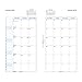 Filofax 2018 Personal/Compact Month to View Refill, Monthly, Jan 2018- Dec 2018, 6.75 x 3.75 inches (C68410-18)