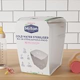 Milton Cold Water Steriliser 99% Germ Kill 15 Min 6 Bottles White view 2
