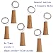 MEKBOK Wine Bottle Fairy Lights with Cork 3 Lighting Modes 6 Pack Copper Wire String Starry LED Lights for Bottle DIY, Party, Decor, Valentine's Day, Wedding … (3 Modes, Warm White)
