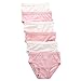 The Kite Girls Panties Kids Underwear Cotton Soft White Pink 6 Pack White Pink 6T 5t 7