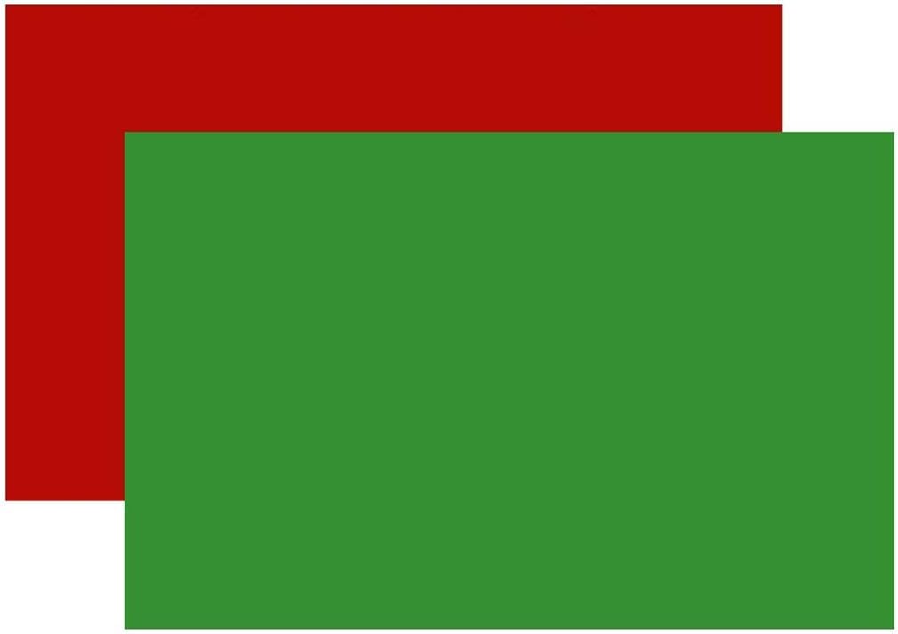 Dalton Manor - A4 50 Sheet Card Pack 160gm Christmas RED & Green Xmas Blank Card, Green,Red - Image 3