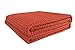 PHF 100% Cotton Waffle Weave Blanket Twin Size 66