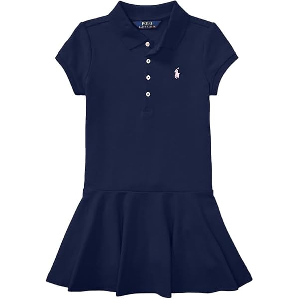 ワンピース Scalloped Polo Dress / navy Msize K987_Maddy_Knit_Polo_Dress_Nav