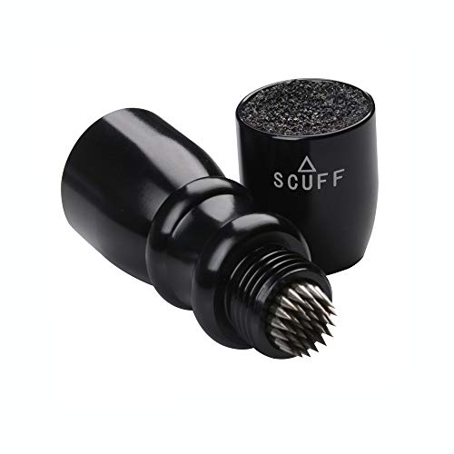 MUZOCT 3 in 1 Billard Pool Cue Tip Tool, Bowtie Snooker Pool Cue Tip Stick Shaper Repair (Scuffer/Shaper/Aerator)