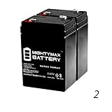 6V 4.5Ah Welch Allyn Spot Vital Signs Model # 4200-84 Battery - 2 Pack - Mighty Max Battery brand product