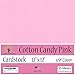 Clear Path Paper - Cotton Candy Pink Cardstock - 12 x 12 inch - 65Lb Cover - 25 Sheets