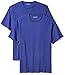 Amazon Essentials Men's 2-Pack Loose-Fit Short-Sleeve Crewneck T-Shirts, Blue, Medium