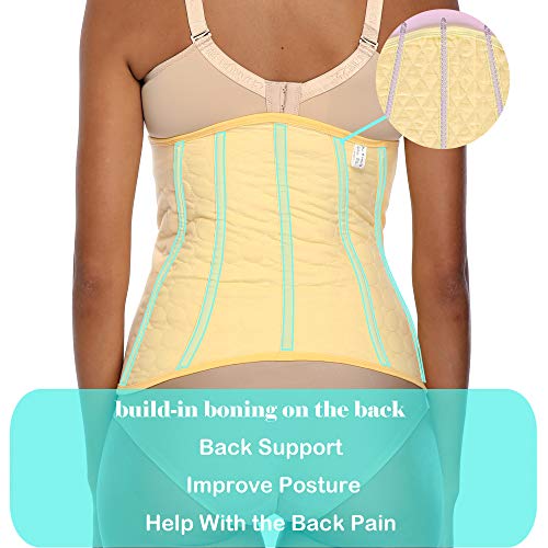 PAZ WEAN Abdominal Surgical Binder Wrap For Stomach Post Surgery Compression C Section