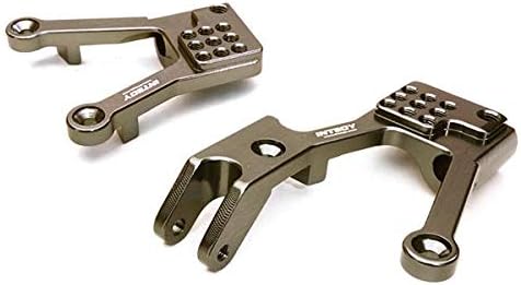Integy RC Model Hop-ups C27129GUN Billet Machined Alloy Front Shock Tower for Axial 1/10 SCX10 II