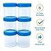Urine Specimen Collection Cups with Lids, 90ml (6 Pack)