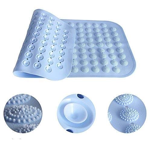 LifeKrafts Vinyl Anti-Slip with Suction Cup Bath Mat