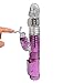 Tracy's Dog Flirt Rotating Bullet 36-frequency Thrusting Powerful Rabbit Vibrator G-spot Stimulation Vibe Clit Masturbation Dildo (Purple)