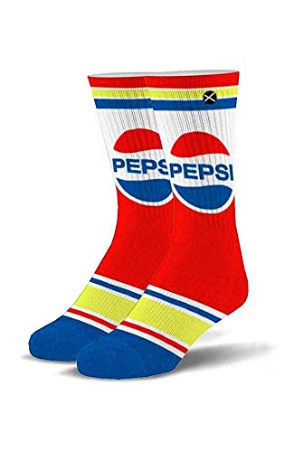 ODD SOXOdd Sox Pepsi Mountain Dew Merchandise Funny Crew Socks Men's, Assorted Styles