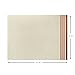 Hallmark Correspondence Card, Signature Gold Bronze Stripe