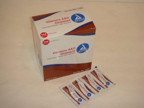 Dynarex Vitamins A&amp;D Ointment 144 Packets by Dynarex