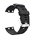 aczer-Y Compatible Replacement Band for Garmin Forerunner 35 Accessories Watchbands, 10 Color Replacement Watch Band with Stainless Buckle and Rubber Strap (Black)