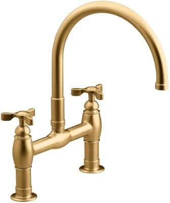 Kohler Parq Decmount Kitchen Bridge Faucet K 6130 3 Bv 1 Buy
