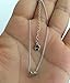 Minimalist 925 Sterling Silver Tiny Geometric Triangle Necklace for Women