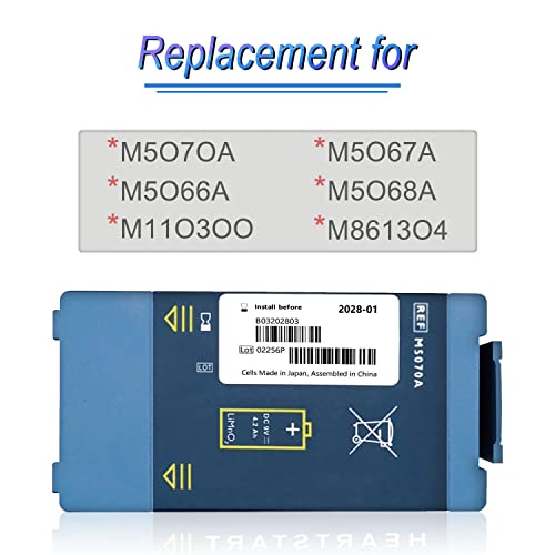 XURBOWER M5070A For M5070A Battery For AED Defibrillator High Capacity CA Stock on Galleon