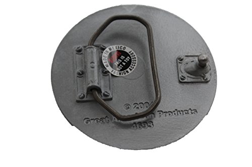 TFJ Men Women Gothic Buckle Punk Biker Silver Metal White Skeleton Skull Pirate