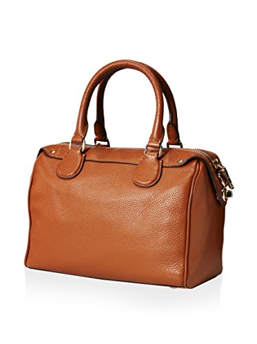 Leather Mini Bennet Satchel - Saddle Coach Pebble