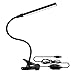 ALOTOA LED Desk Lamp, 2 Level Dimmable Clip on Table Lamp,5W USB Flexible Light,Flexible Gooseneck LED Eye-Caring Task Light for Reading, Studying, Working, Bedroom, Office