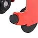 VEVOR Manual Trolley 1/2 Capacity Push Beam Trolley 1100LB Push Trolley Adjustable for I Beam Flange (0.5T)