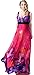 Jusfitsu Women's Deep V-neck Strappy Sexy Maxi Dress Evening Gown Plus Size