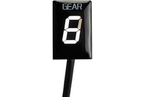 Motorcycle Gear Indicator for Honda CBR929RR (2000-2001),1-6 Speed LED Digital Gear Display Meter Motorbike Shift Plug and Pl