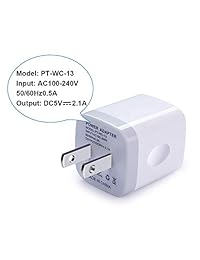 Cargador de pared USB.