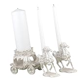 Hortense B. Hewitt Wedding Accessories, Unity Candle Stand, Once Upon a Time, 3 Pieces