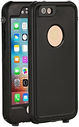 (5.5 inch) iPhone 6 Plus Waterproof Case, REPPO iphone 6s Plus Waterproof case Shockproof Snow-proof Dirt-proof Protective Case Cover for iPhone 6/6s Plus (BLACK)