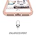 iPhone 8 Plus Case, iPhone 7 Plus Case, YOUMAKER Rose Gold Full Body Heavy Duty Protection Shockproof Case Cover for Apple iPhone 8 Plus 2017/iPhone 7 Plus 5.5 inch Without Screen Protector (RG/Pink)