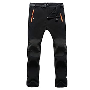 FAVORABLE SCENERY 防水防風防寒 アウトドアパンツ スキー登山キャンプ用パンツ裏フリース 厚手