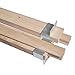 Btibpse Wooden Drawer Slides 16 Inches Classic Wood Center Guide Track with Slide Glides (1 pair)