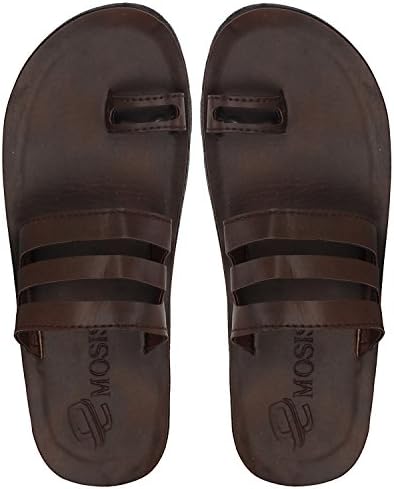 UrbanwhiZ Emosis Men Stylish Tan Brown Black Colour Casual Ethnic Formal Office Slide Slipper Sandal