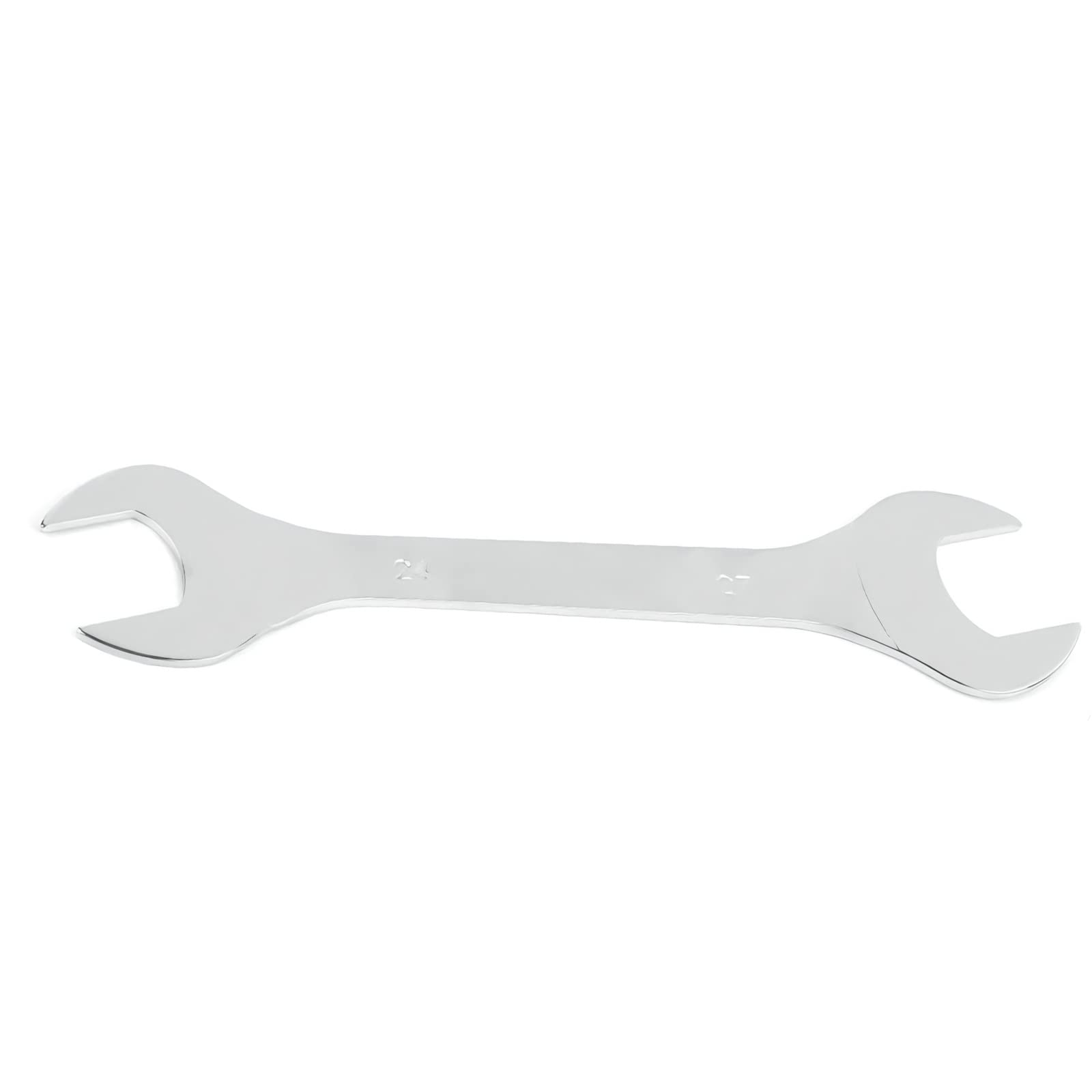 Leliafleury Super Thin Spanner, 24mm x 27mm Double Open End Spanner, Carbon Steel, Metric Wrench Repairing Tool for Bicycle