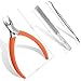 Nego Toenail Clippers Set 3Pcs, Professional Thick Ingrown Toe Nail Clippers for Seniors Men, Super Sharp Stainless Steel Pedicure Clippers Toenail Cutters,Nail Lifter Nippers, Toenail File