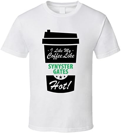 I Like My Coffee Like SYNYSTER GATES Hot Funny Male Celeb Cool Fan T Shirt XL White