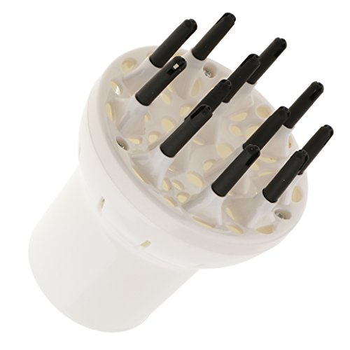 Click Here to See More Images MagiDeal Universal Hair Diffuser Adaptable for Blow Dryers for Curly Wavy Hair Styling White Black