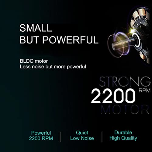 Oscillating Desk Fan, 6 inches 11 Speeds USB Powered Quiet Desktop Cooling Table Fan for Office Home Bedroom Dorm Baby Patios Outdoor