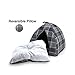 Pet Tent-Soft Bed for Dog and Cat by Best Pet Supplies - Plaid Linen, 16